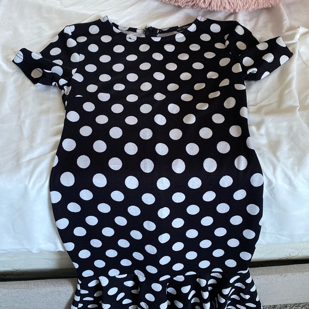 MIDI polka dot dress …